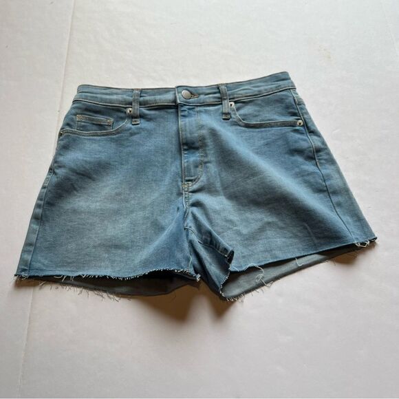 Universal Thread Women's Cut-off Shorts Faded Blue Size 8 High Rise - Picture 1 of 7